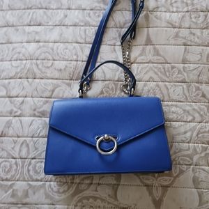 Rebecca Minkoff blue , adjustable purse. Very versatile.